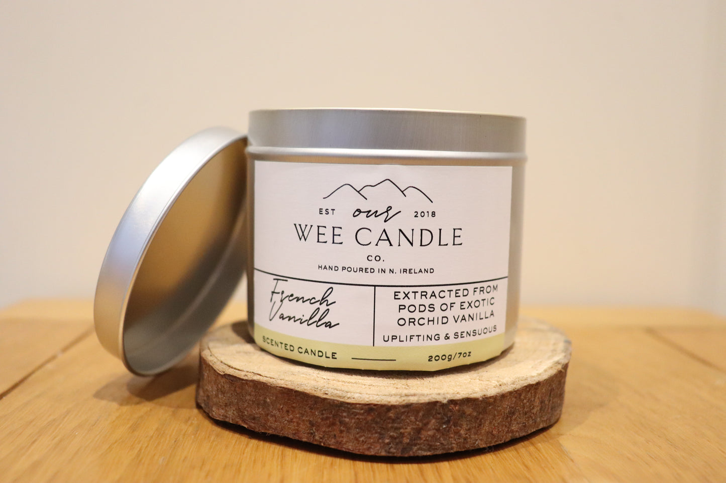 French Vanilla Natural Soy Wax Scented Candle