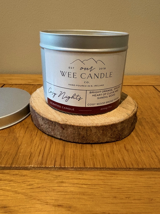 Cosy Nights Natural Soy Wax Scented Candle